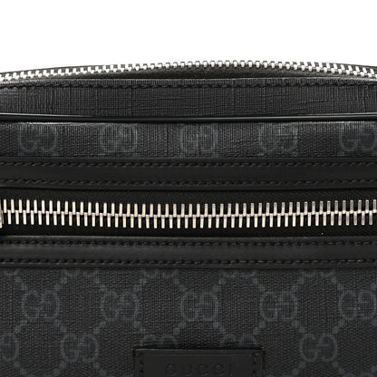 Gucci Soft GG Supreme Monogram Web Belt Bag Black Grey 8 of 12