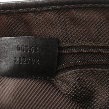 Gucci Monogram Web Jackie O Hobo Dark Brown 7 of 15
