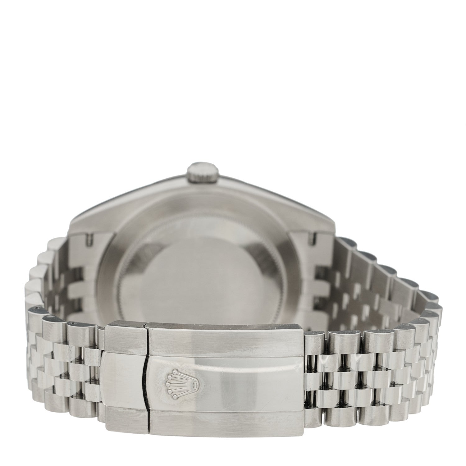 Rolex Stainless Steel 18K White Gold 41mm Oyster Perpetual Datejust Watch Bright Blue 126334 3 of 5