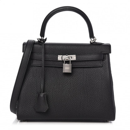 Hermes Togo Kelly Retourne 25 Black 1 of 11