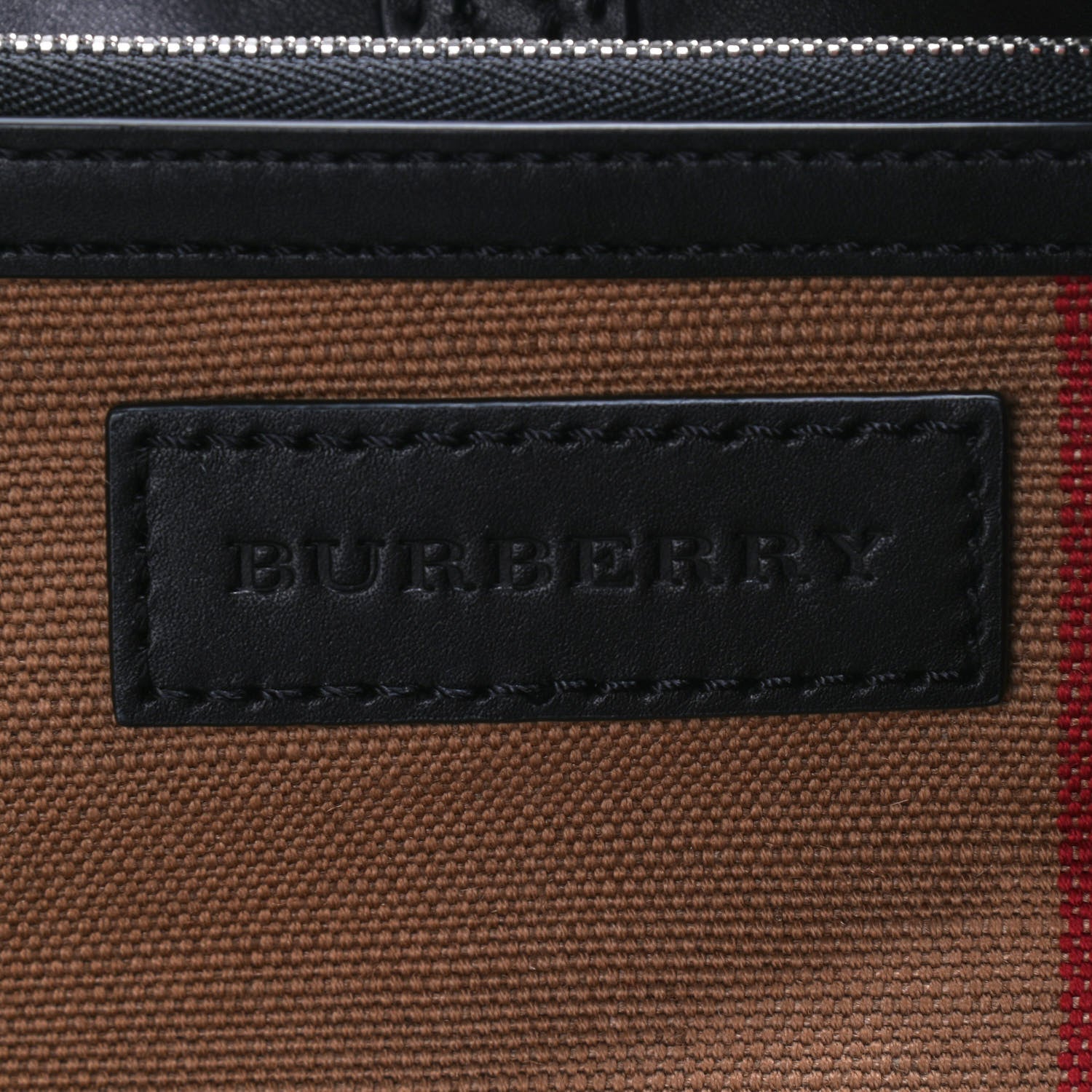 Burberry Canvas Mega Check Medium Maidstone Black 8 of 10