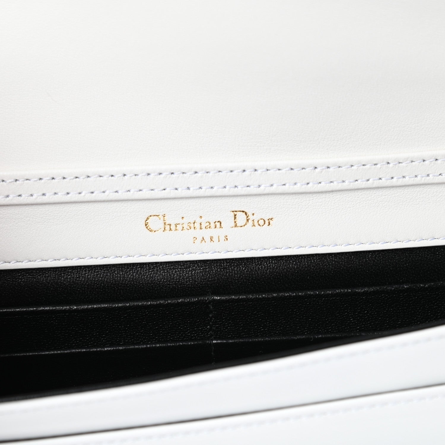Christian Dior Patent Toile de Jouy Diorama Wallet On Chain Pouch White 6 of 8