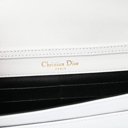 Christian Dior Patent Toile de Jouy Diorama Wallet On Chain Pouch White 6 of 8