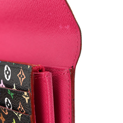 Louis Vuitton Monogram Multicolor Sarah Wallet Black Grenade 9 of 10