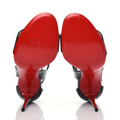 Christian Louboutin Kid Multipot 100 Sandals 38 Black 5 of 7