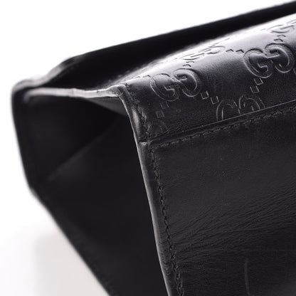 Gucci Guccissima Medium Padlock Shoulder Bag Black 14 of 15