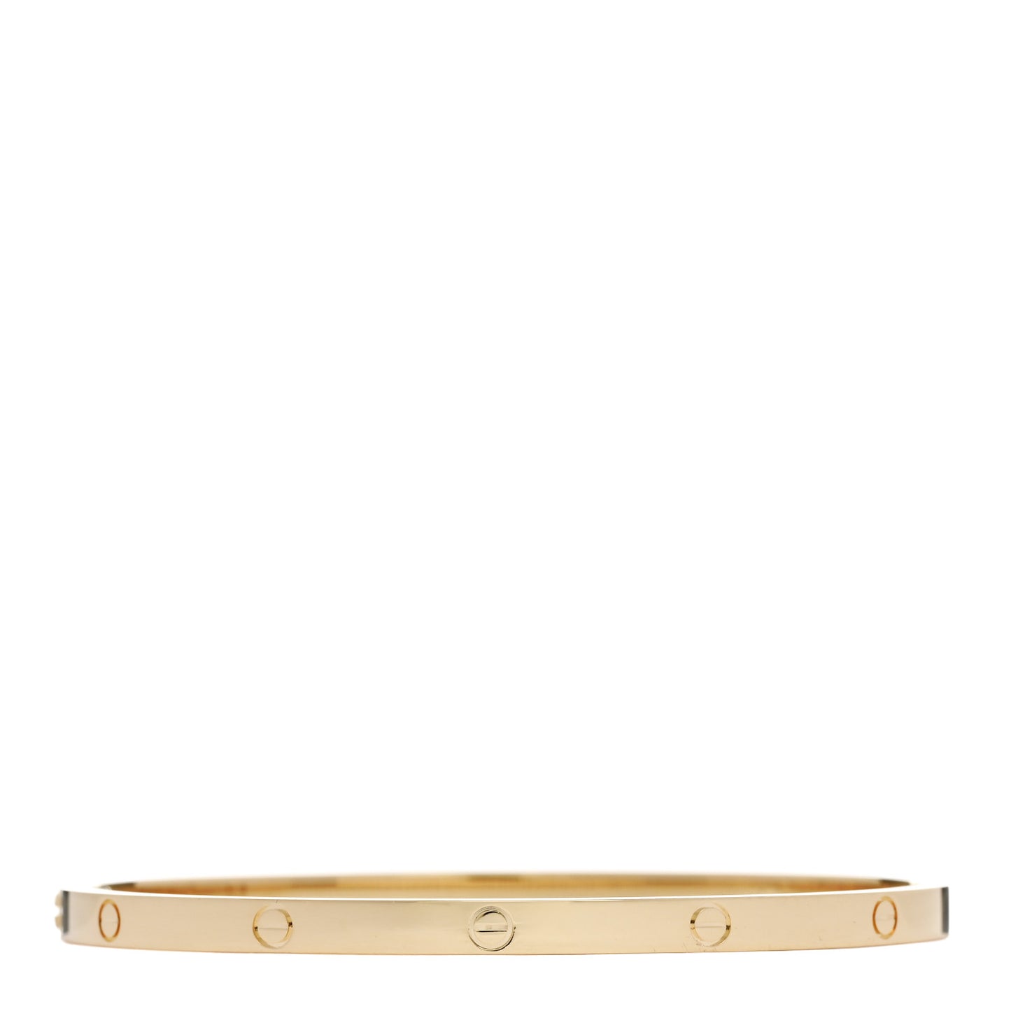18K Yellow Gold Small LOVE Bracelet 17