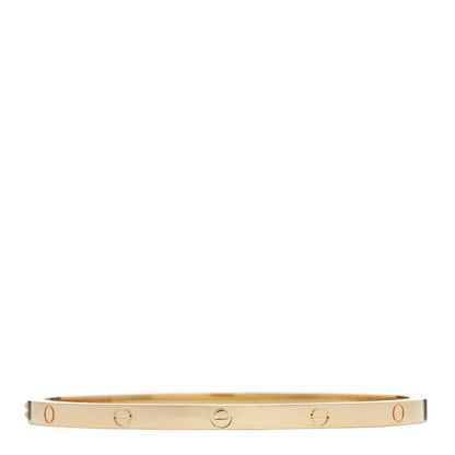 Cartier 18K Yellow Gold Small LOVE Bracelet 17 2 of 8
