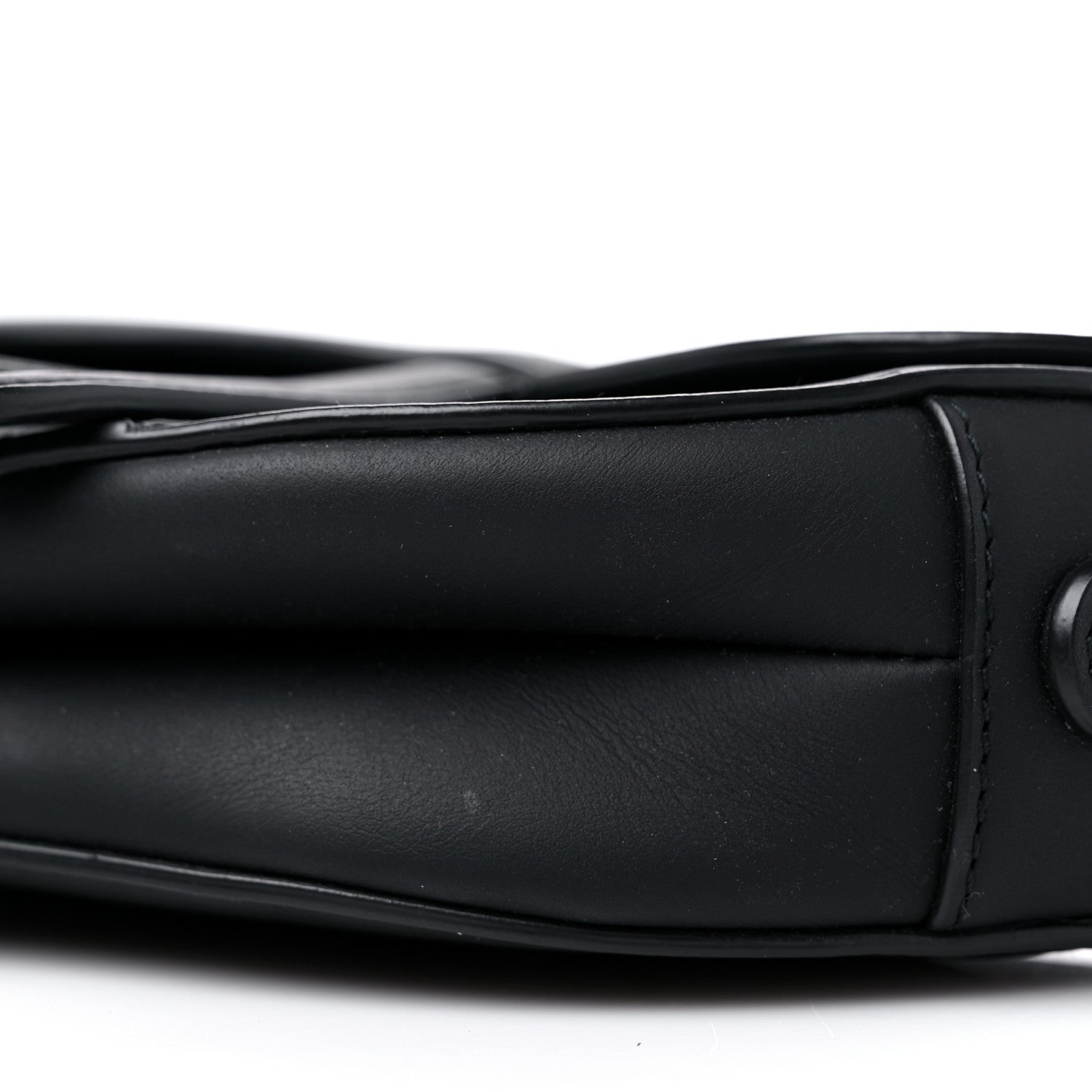 Christian Dior Ultra Matte Calfskin Mini Saddle Bag Black 8 of 12