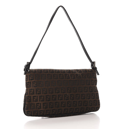 Fendi Zucchino Baguette Brown 4 of 18