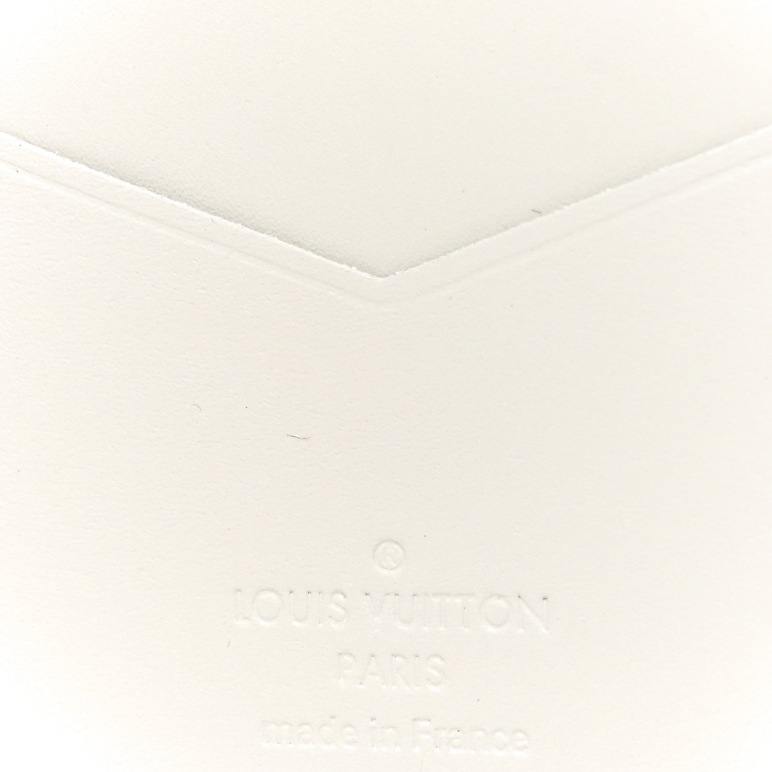 Louis Vuitton Calfskin Monogram Shadow Pocket Organizer NM White Navy 6 of 6