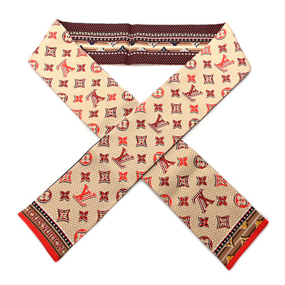 Louis Vuitton Silk Monogram Monodots Bandeau Beige 1 of 4