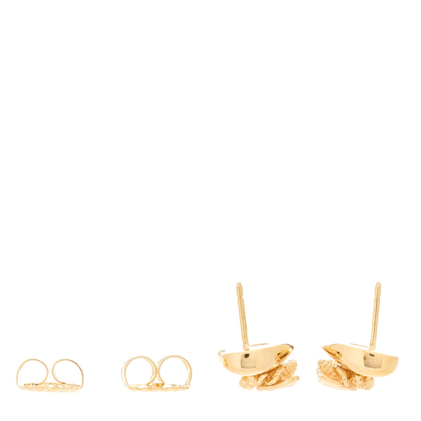18K Yellow Gold Le Marche Des Merveilles Bee Motif Earrings