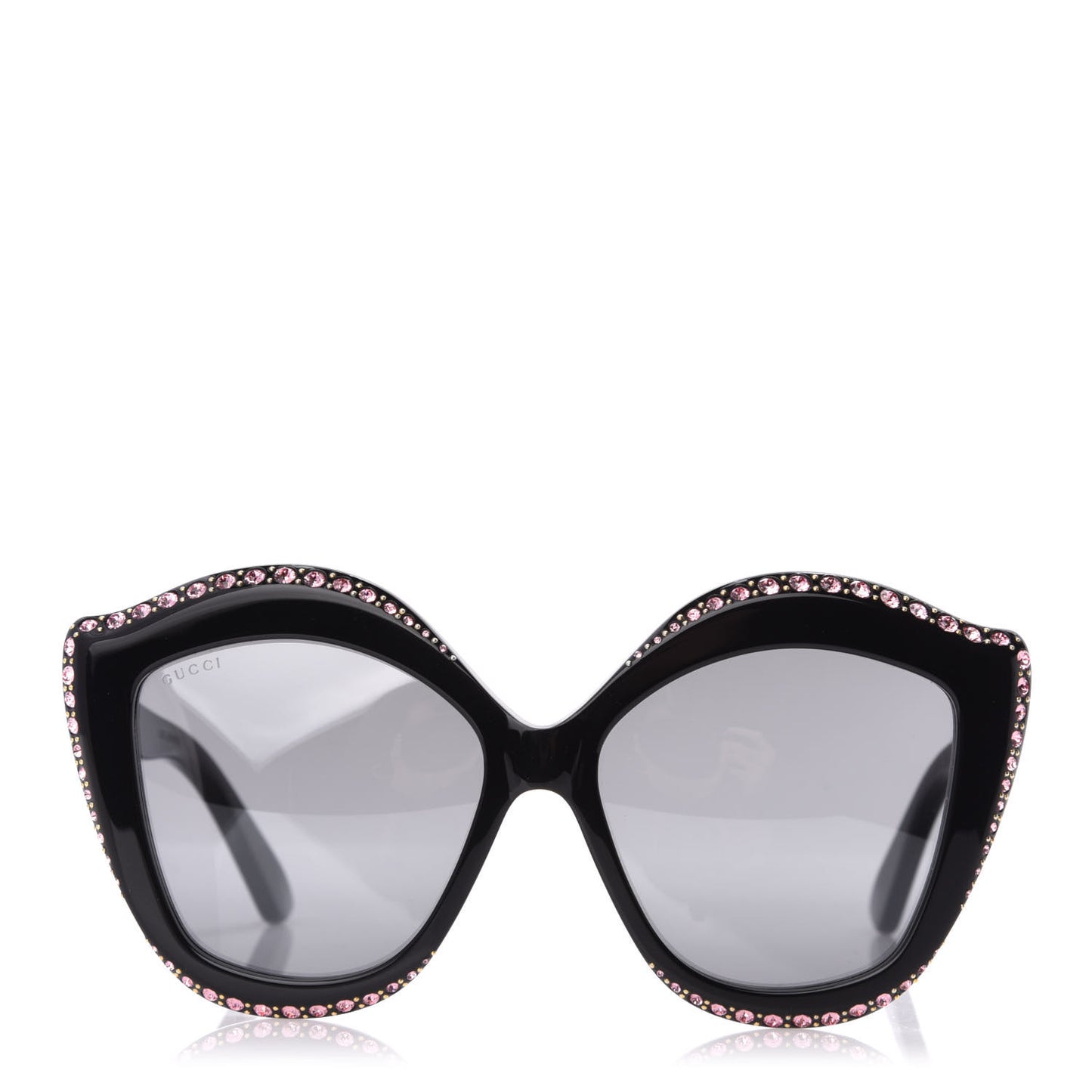 Crystal Cat Eye GG0118S Sunglasses Black