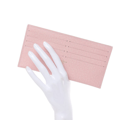 Louis Vuitton Calfskin Felicie Card Holder Insert Rose Ballerine 2 of 6