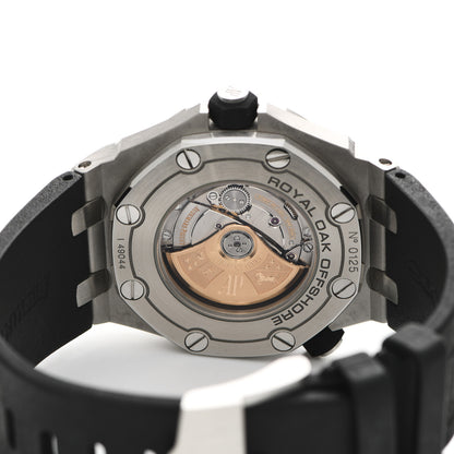 Audemars Piguet Stainless Steel Rubber 42mm Royal Oak Offshore Diver Automatic Watch Black 15710ST.OO.A002CA.01 4 of 5