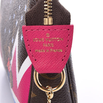 Louis Vuitton Monogram 2018 Christmas Animation Mini Bears Pochette Accessories 7 of 8