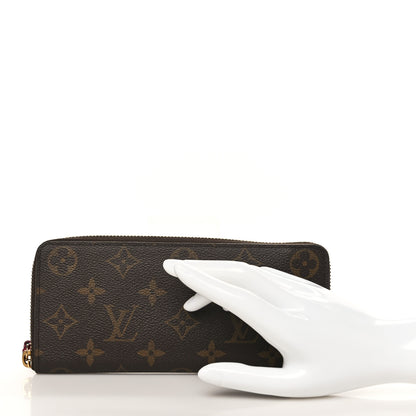 Louis Vuitton Monogram Clemence Wallet Fuchsia 2 of 6
