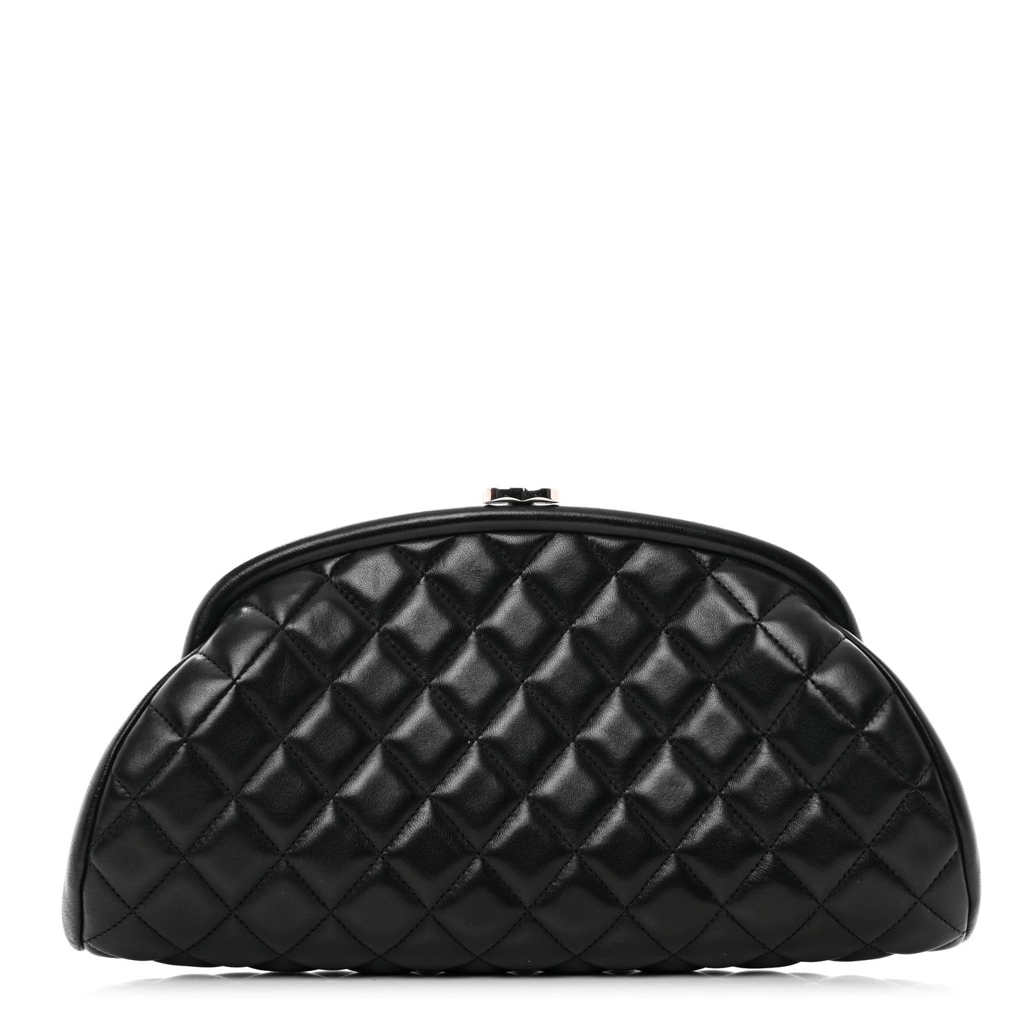 Chanel Lambskin Quilted Timeless Clutch Black 1 of 7