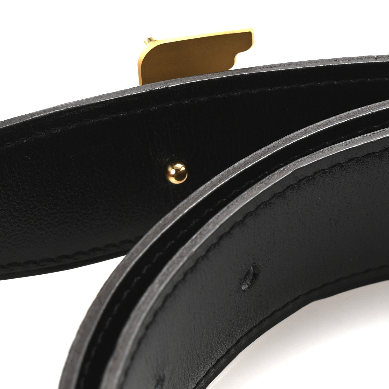 Hermes Box Togo 32mm Pegase H Belt 90 36 Black Etain 9 of 9