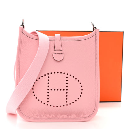 Hermes Taurillon Clemence Evelyne TPM Rose Sakura 11 of 11