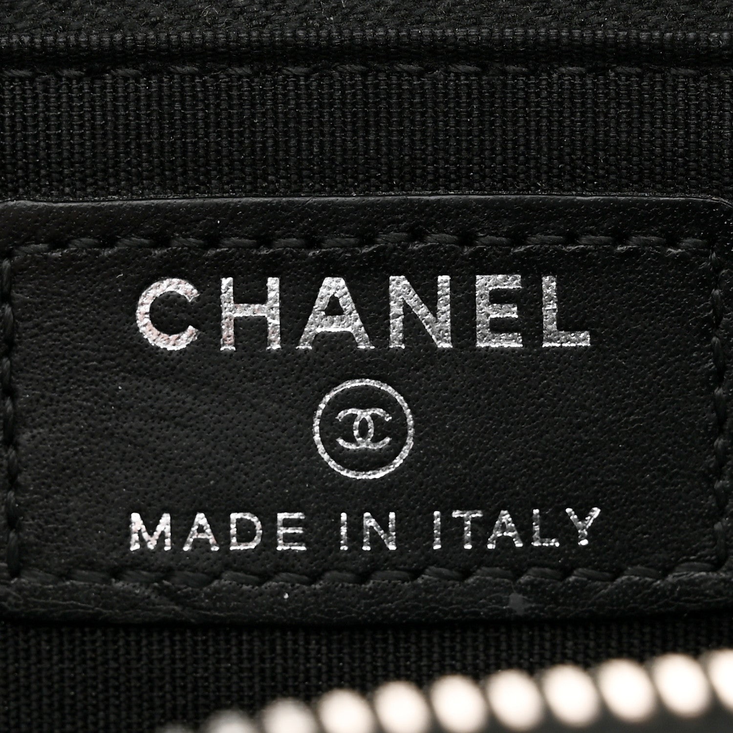 Chanel Patent Calfskin Quilted Brilliant Zip Coin Purse Wallet Black 6 of 9