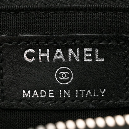 Chanel Patent Calfskin Quilted Brilliant Zip Coin Purse Wallet Black 6 of 9