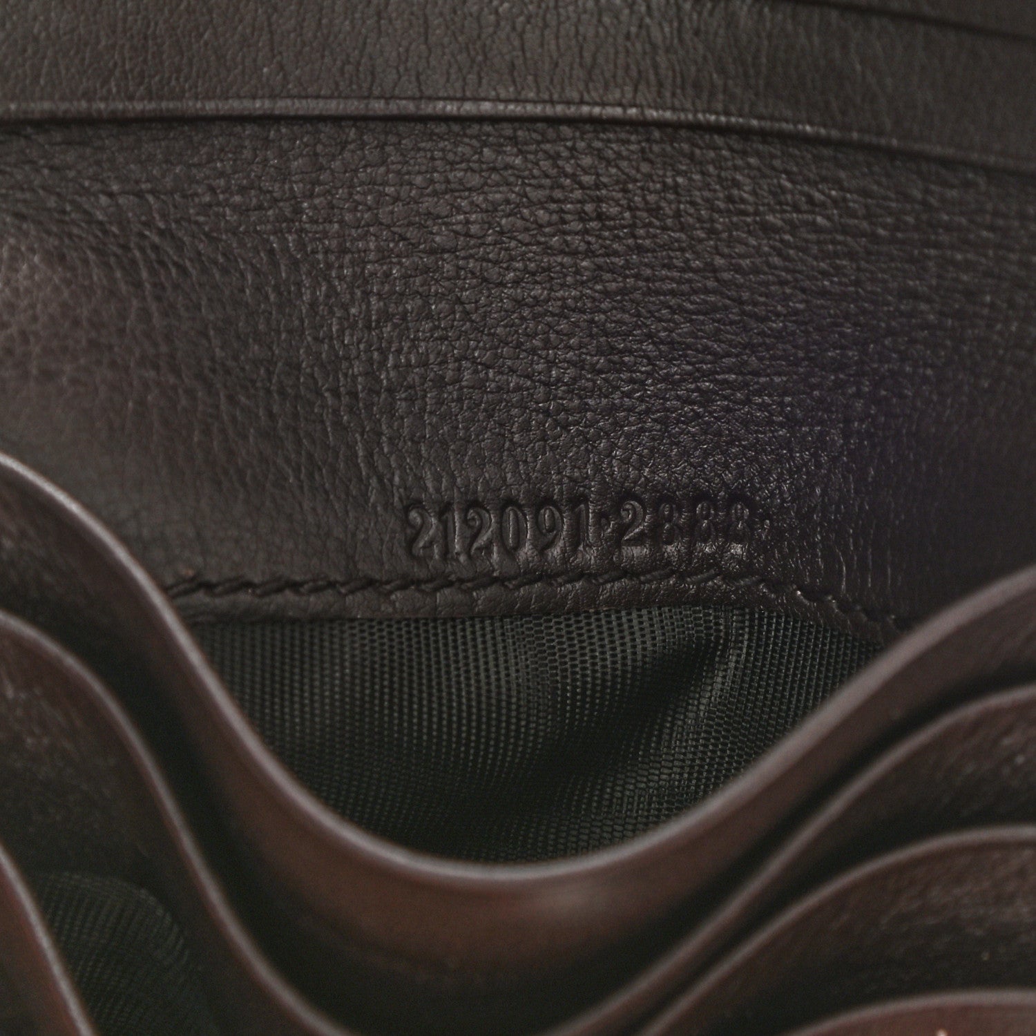 Gucci Guccissima Icon Bar French Wallet Dark Brown 13 of 14
