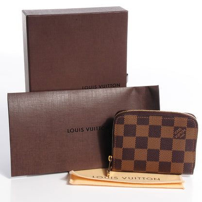 Louis Vuitton Damier Ebene Zippy Coin Purse 5 of 8