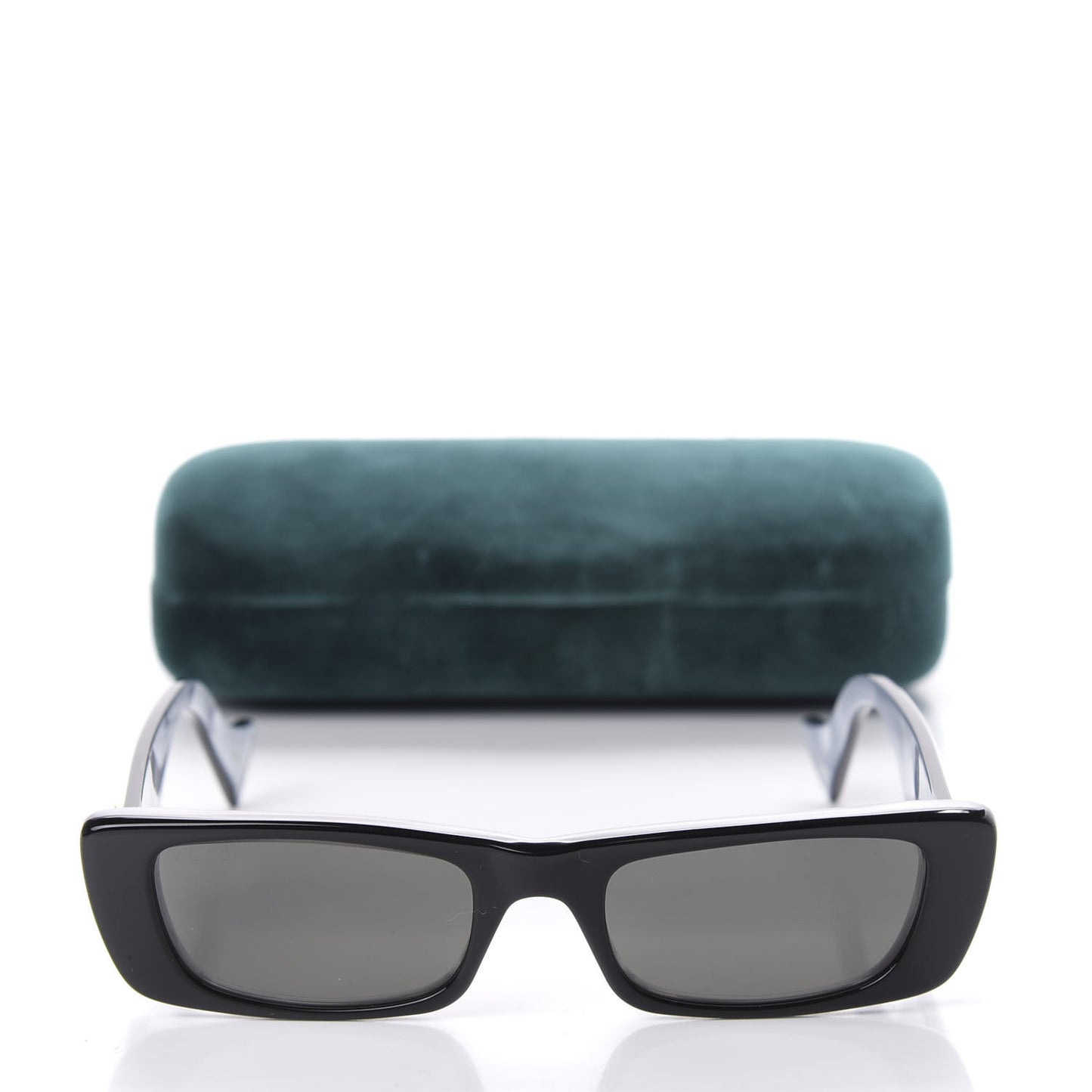 Acetate Rectangular Sunglasses GG0516S Black