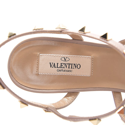 Valentino Garavani Nappa Rockstud Gladiator 70mm Sandals 38 Poudre 7 of 8