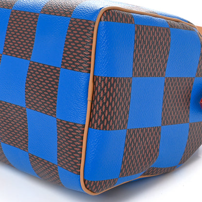 Louis Vuitton Damier Pop Speedy Bandouliere 25 Blue 9 of 9