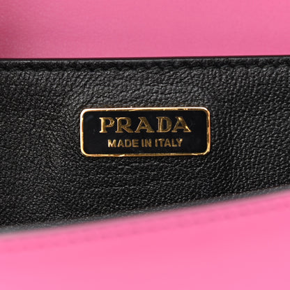 Prada City Calf Saffiano Cahier Bag Geranio Black 6 of 11