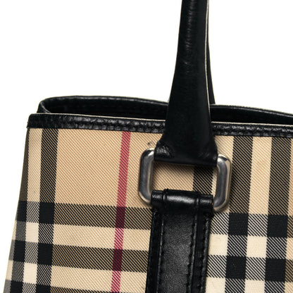 Burberry House Check Buckle Tote Black 22 of 25