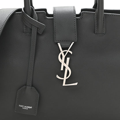 Saint Laurent Calfskin Baby Monogram Downtown Cabas Earth 7 of 10