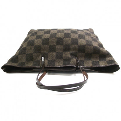 Fendi Vintage Cashmere Checkered Tote 6 of 11