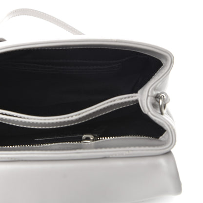 Saint Laurent Calfskin Y Quilted Monogram Toy Loulou Satchel Granite 5 of 9