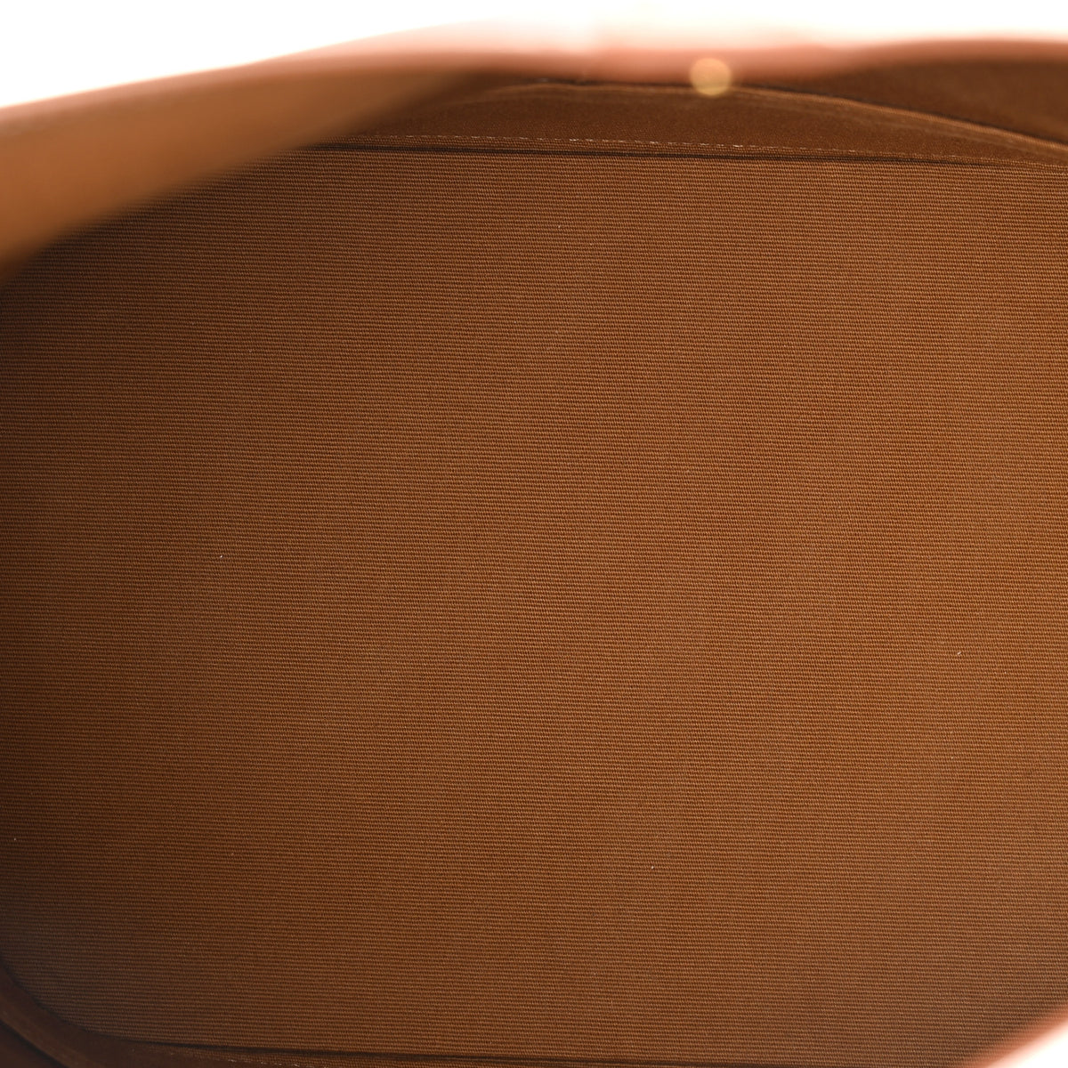 Triomphe Canvas Calfskin Medium Bucket Bag Tan