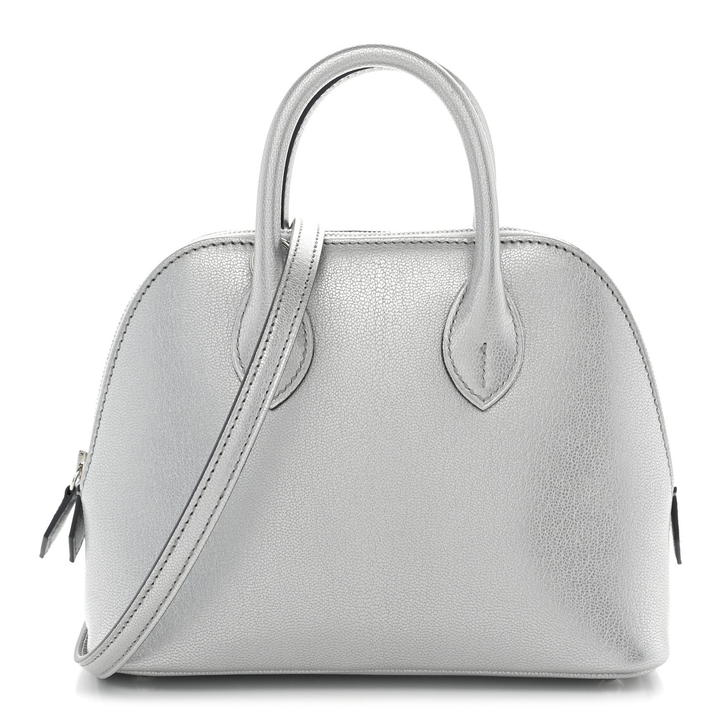 Hermes Metallic Chevre Chamkilight Mini 1923 Bolide Argent 1 of 11