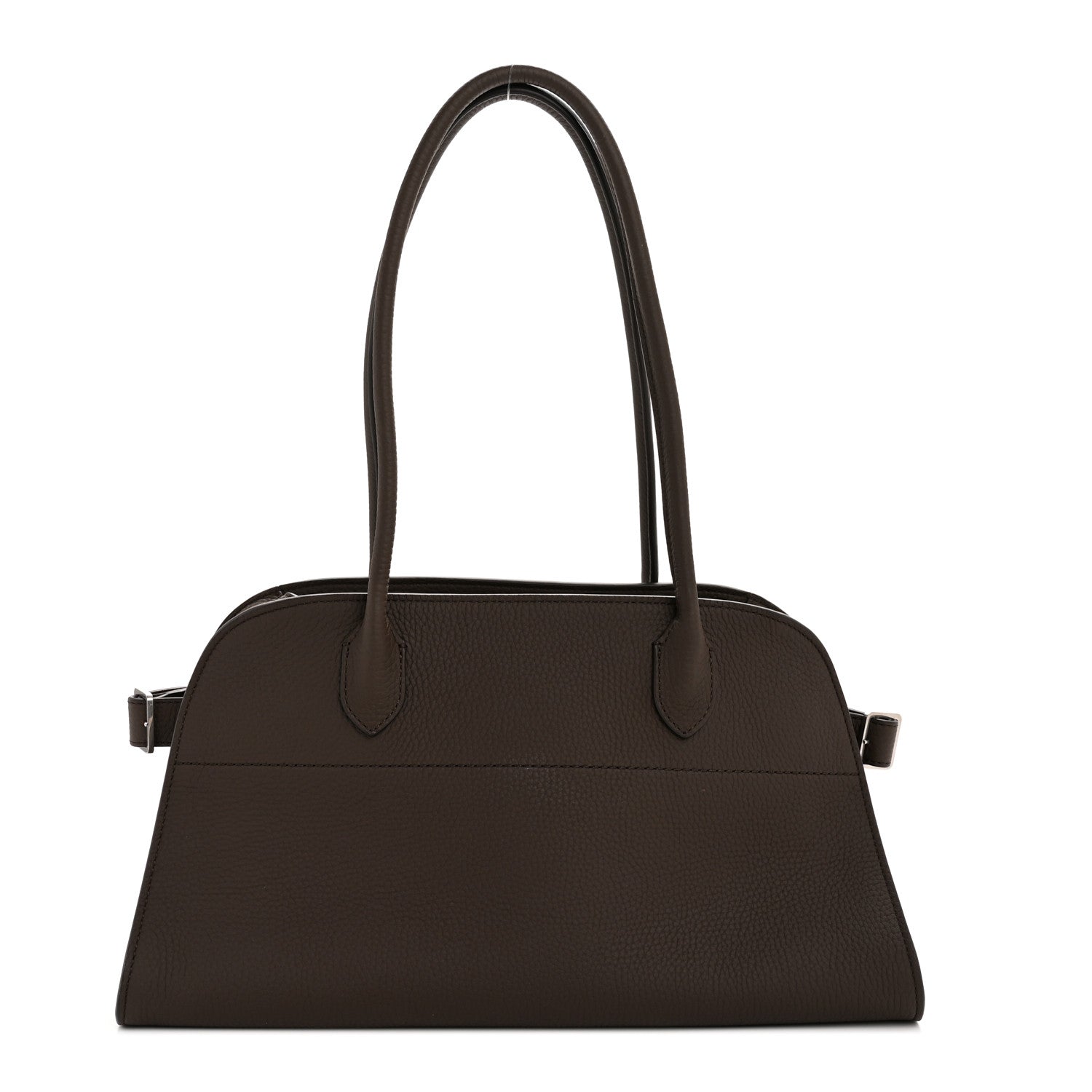 The Row Grained Calfskin Margaux Shoulder 12 Deep Brown 1 of 9