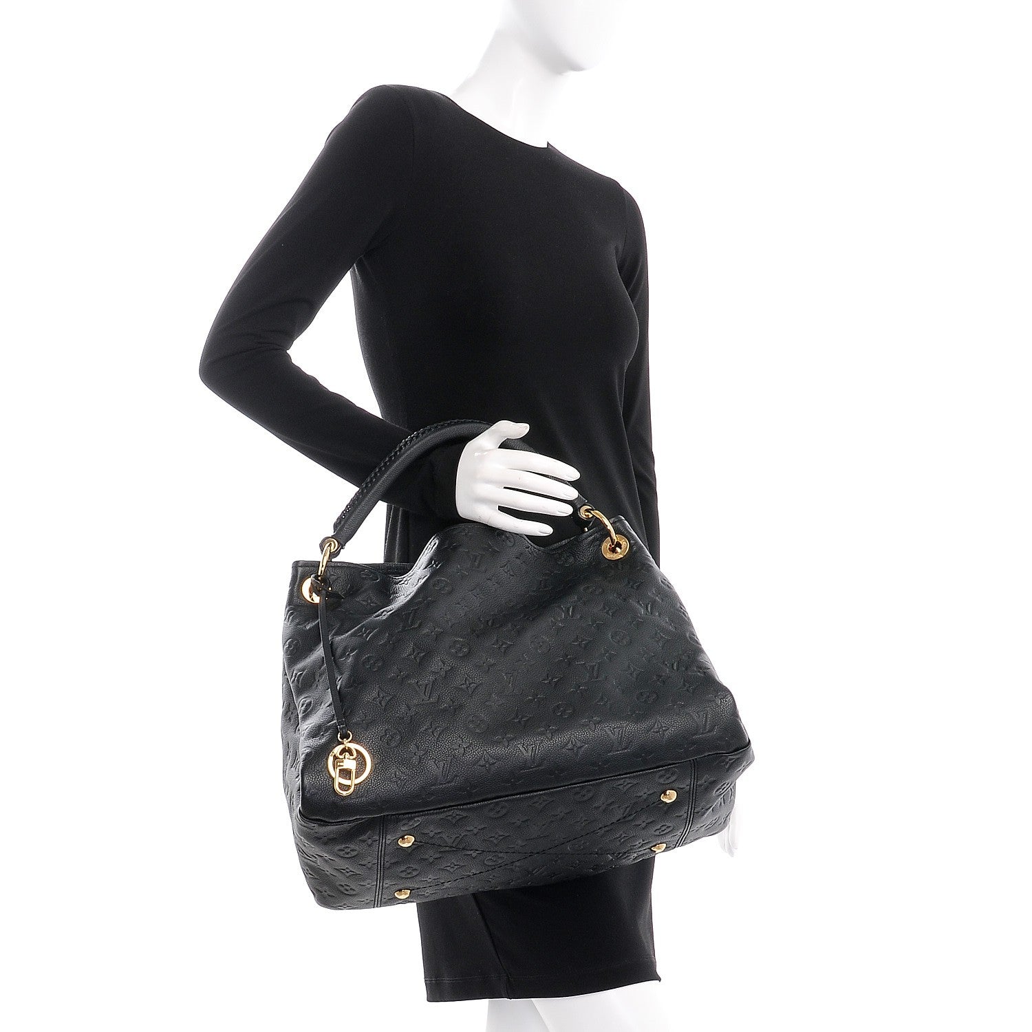 Louis Vuitton Empreinte Artsy MM Black 2 of 7