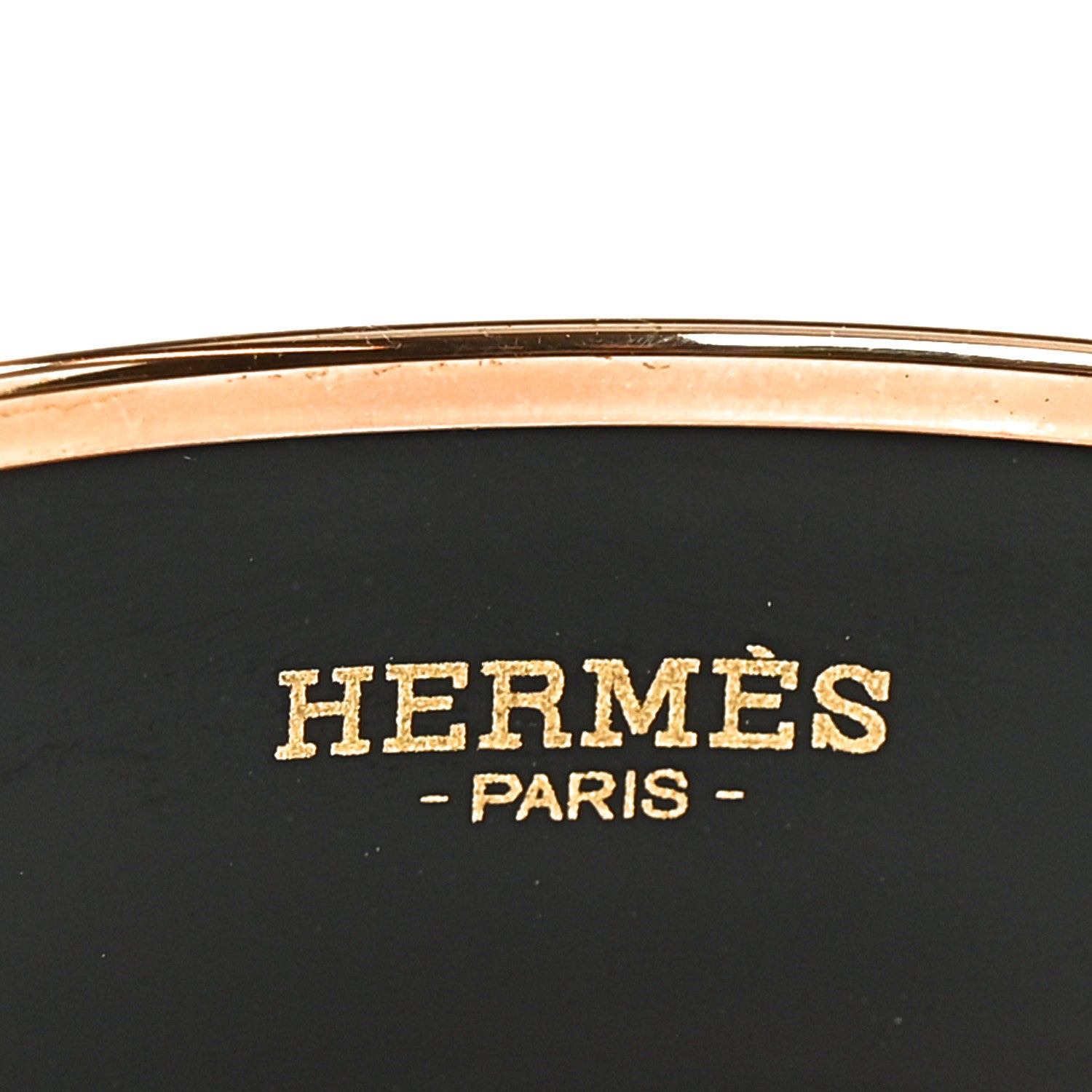 Hermes Enamel Printed Wide Les Léopards Bracelet 65 Rose Couture 4 of 6