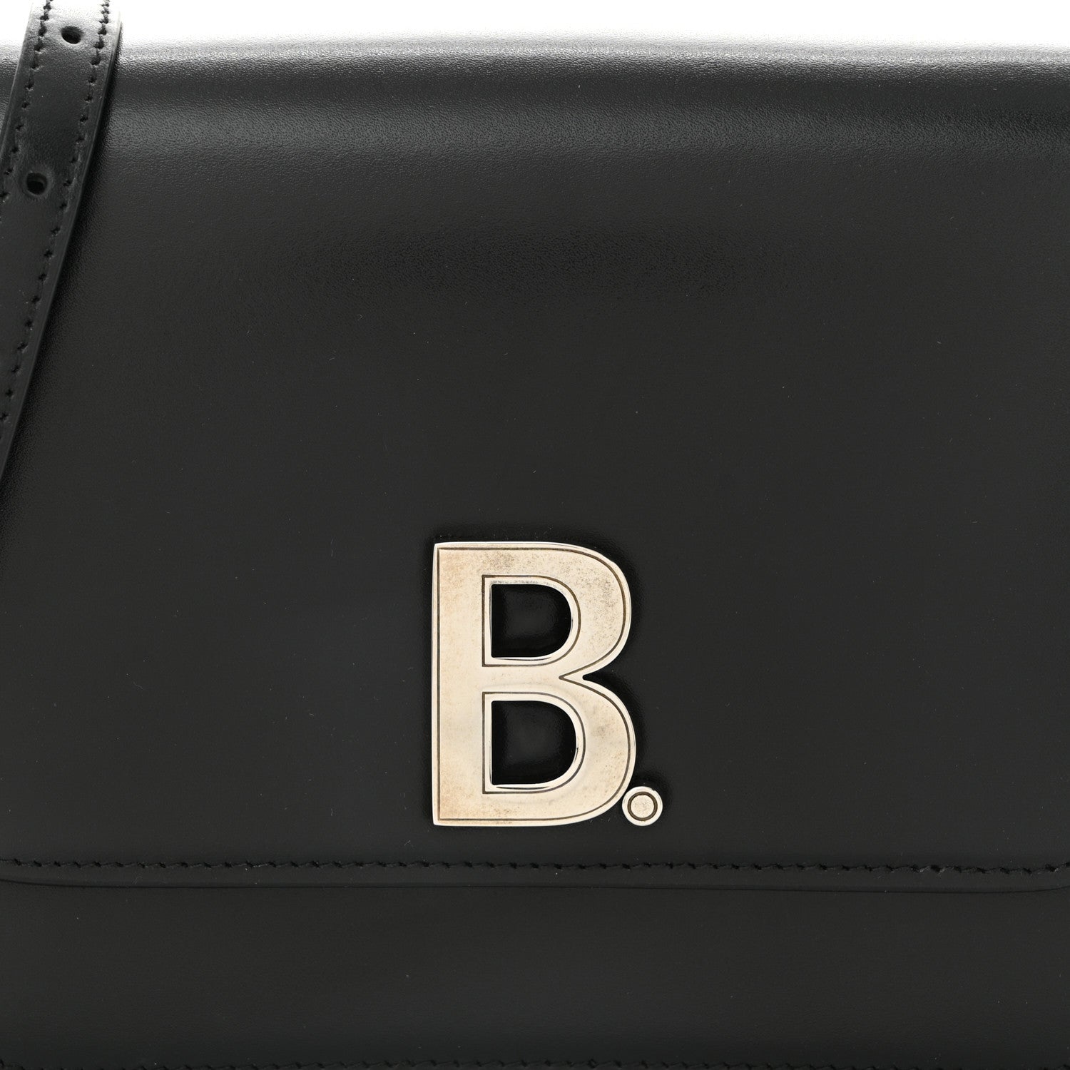 Balenciaga Shiny Box Calfskin Small B Bag Balenciaga Black 10 of 12
