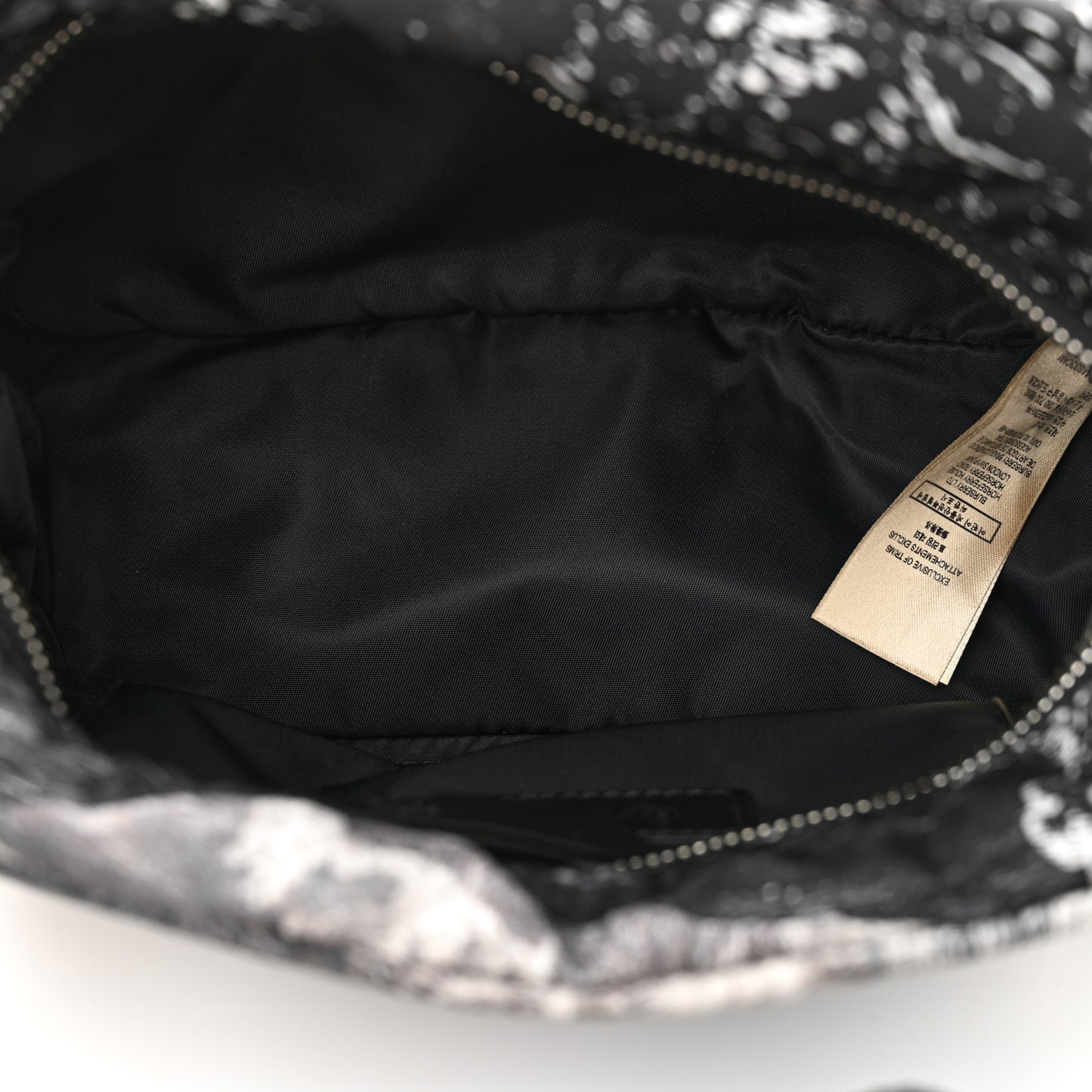 Nylon Dreamscape Print EKD Aviator Crossbody Bag Black