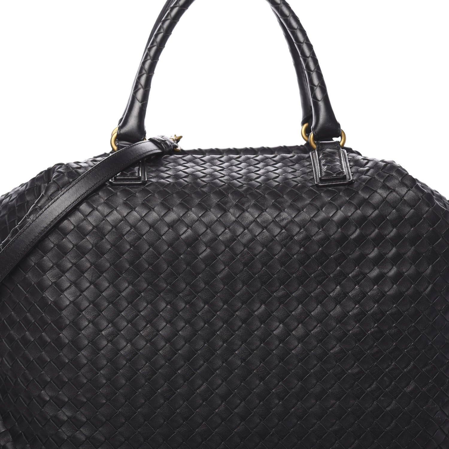 Bottega Veneta Nappa Intrecciato Medium Convertible Tote Black 12 of 13