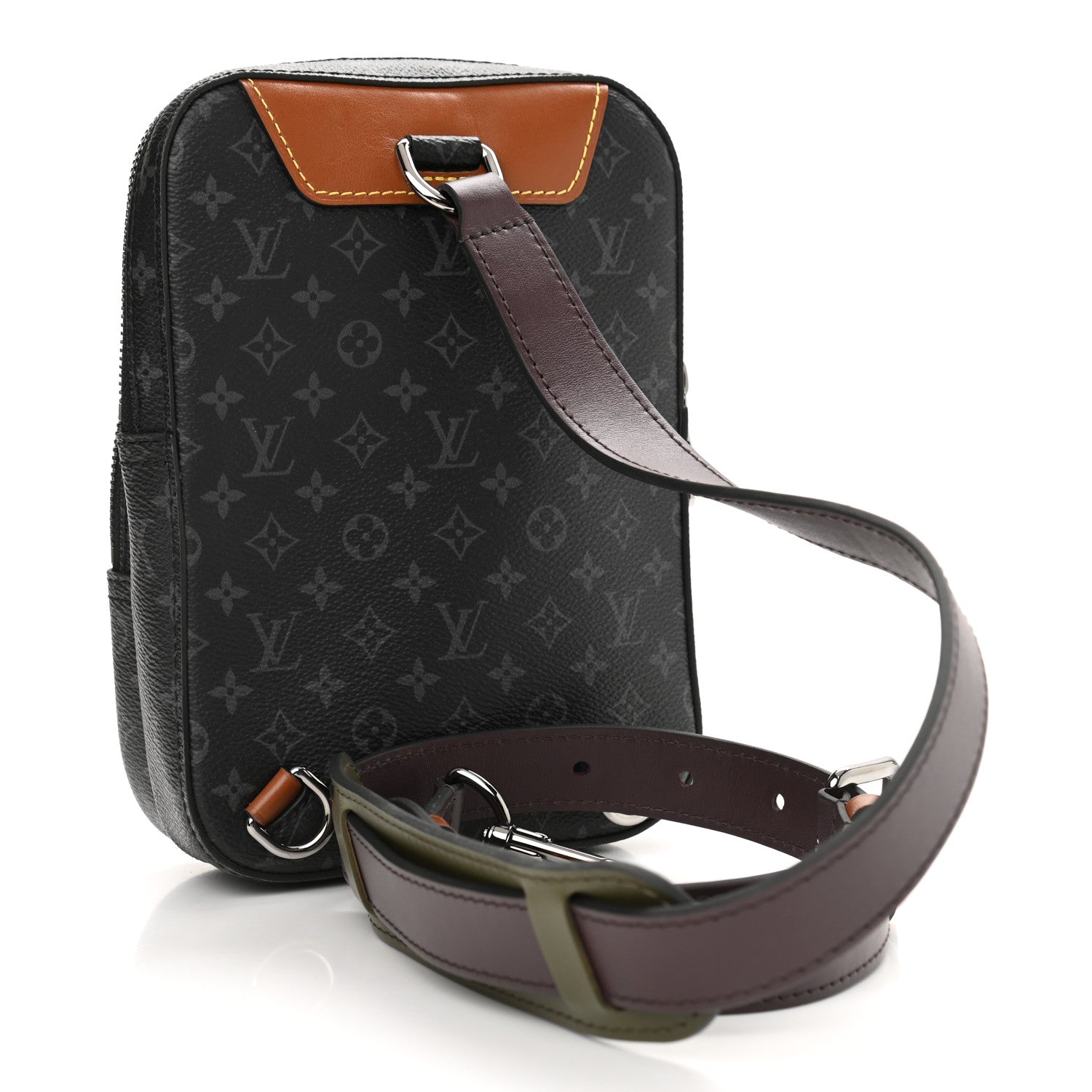 Louis Vuitton Monogram Eclipse Patchwork Amazone Sling Bag 3 of 11