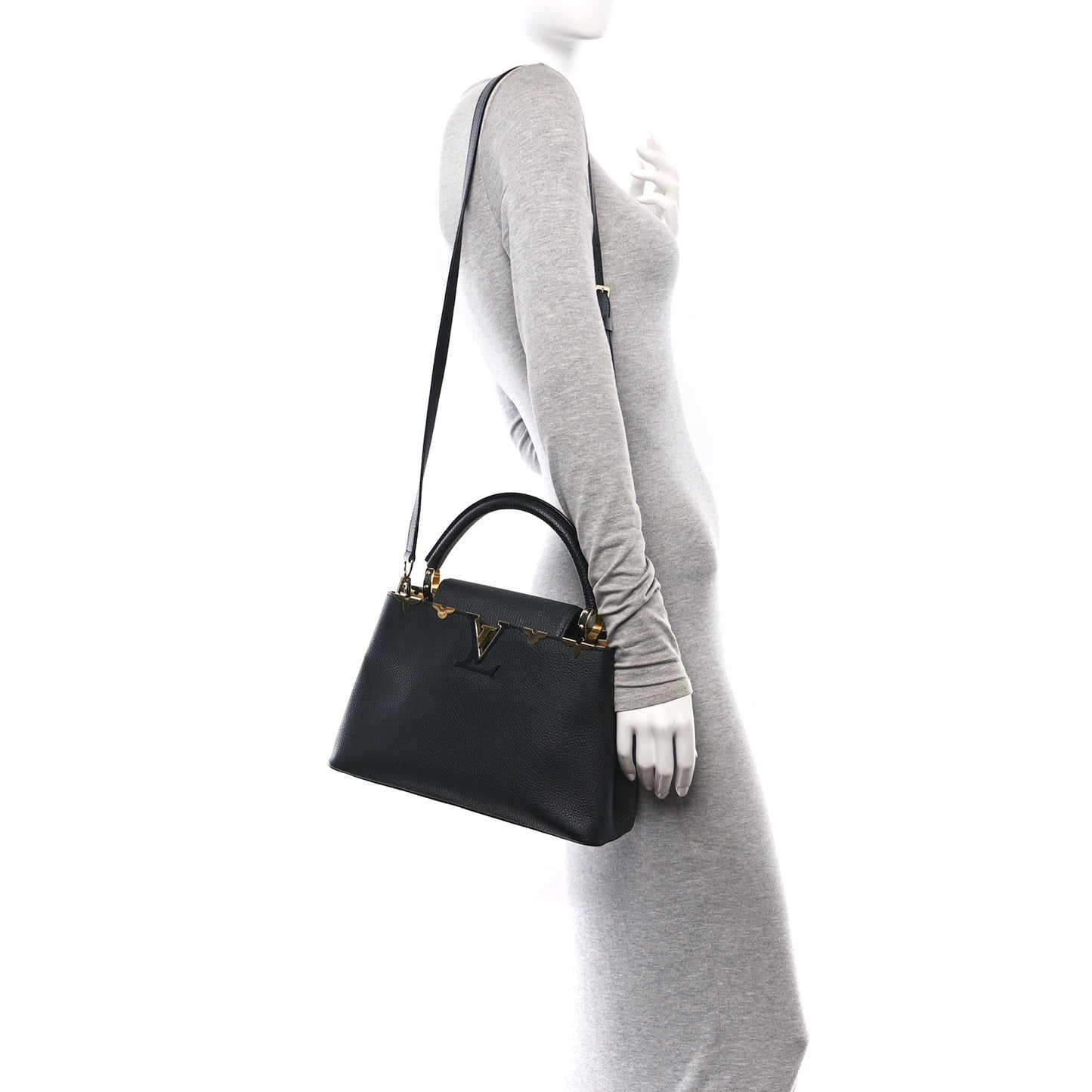 Taurillon Capucines PM  Black