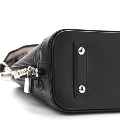 Louis Vuitton Epi Jacquard Alma BB Black 8 of 9