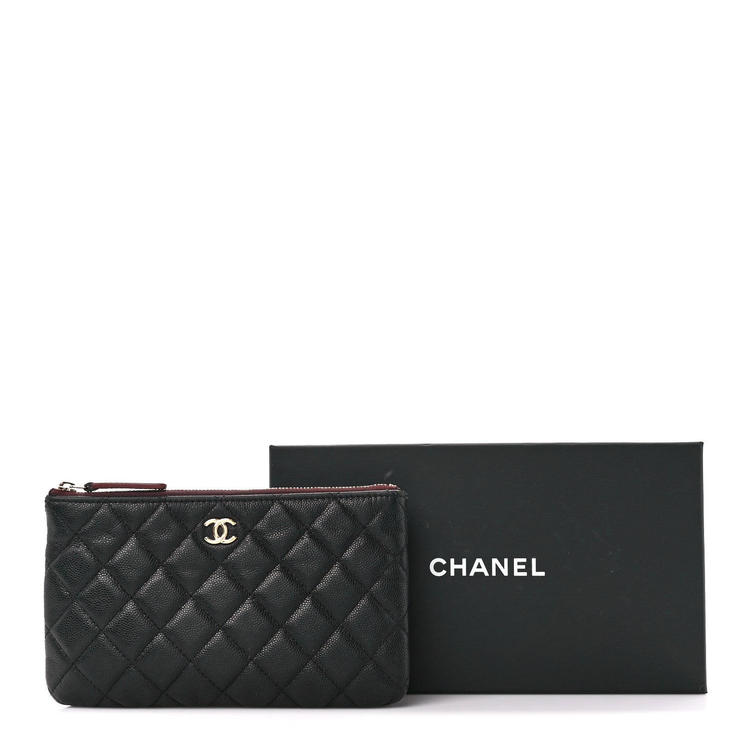 Chanel Caviar Quilted Cosmetic Case Black 13 of 13
