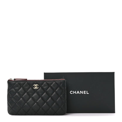 Chanel Caviar Quilted Cosmetic Case Black 13 of 13